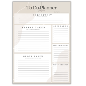 To Do planner