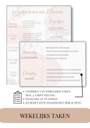 Schoonmaakplanner