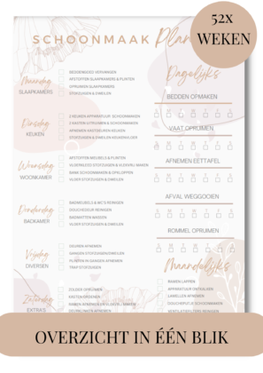Schoonmaakplanner