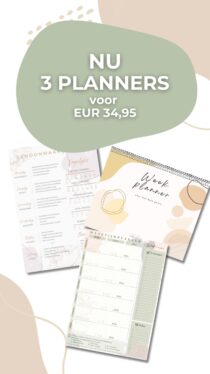 Actieprijs 3 planners